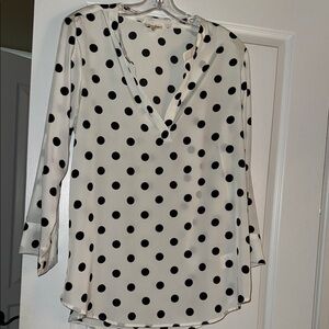 Maison Jules White Cream Relaxed sheer Blouse